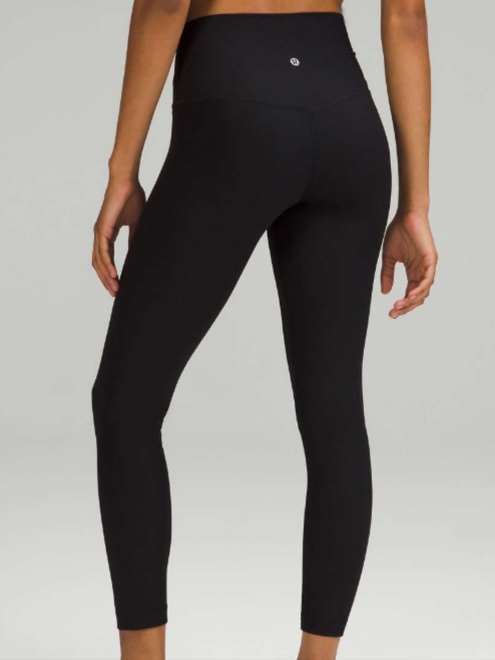 Lululemon Align Ribbed High-Rise Pant 28" Black EUC
